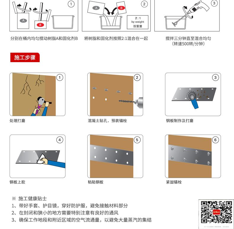 包钢商河粘钢加固施工过程